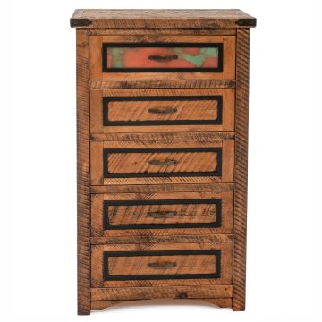 Copper Mesa 5 Drawer Chest