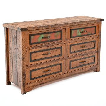 Copper Mesa 6 Drawer Dresser