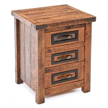 Autumn Woods 3 Drawer Nightstand