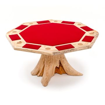 Cedar Stump Royal Flush Poker Table