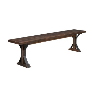 Wellington Reclaimed Barn Wood Dining Bench - Tavern Finish