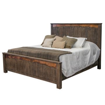 Western Blackburn Barnwood and Copper Bed