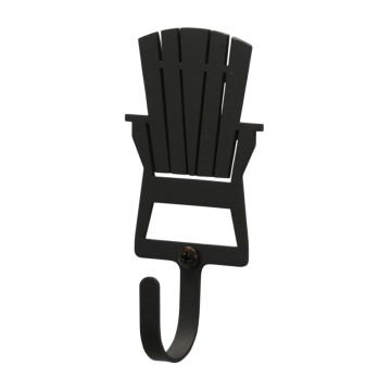 Wrought Iron Adirondack Chair Wall Hook shown in small
