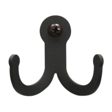 Wrought Iron Plain Double Wall Hook