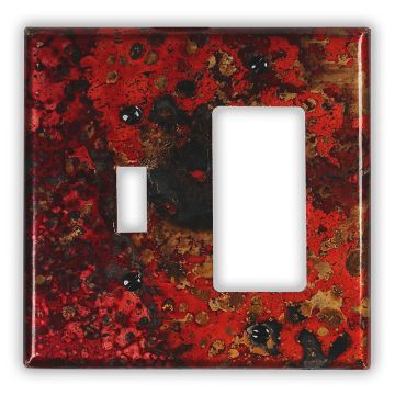 Wildfire1 Toggle 1 Rocker/GFI Copper Switch Plate