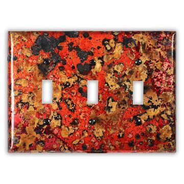 Wildfire 3 Toggle Copper Switch Plate