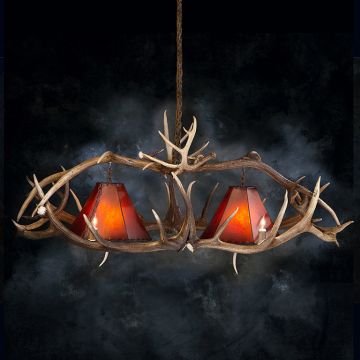 Medium Real Antler Dining Chandelier