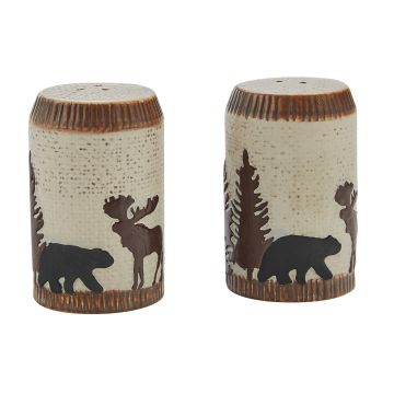 Wilderness Trail Rustic Salt & Pepper Shakers