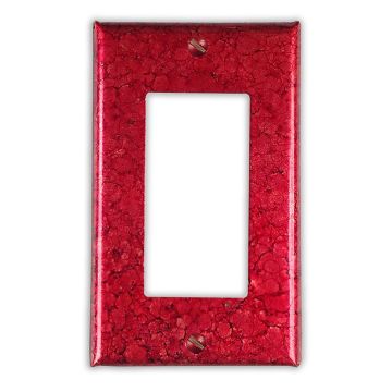 Wine Red 1 Rocker/GFI Copper Switch Plate