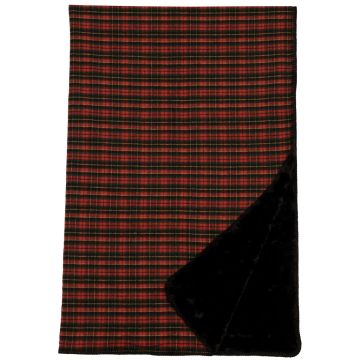 Wooded River Plaid Throw Blanket