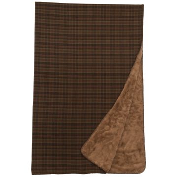 Wooded River Plaid VI Throw Blanket