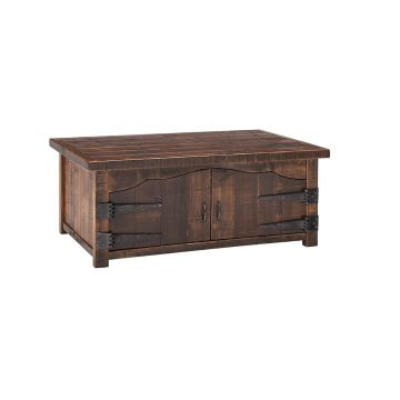 Woodland Park 2 Door Rustic Coffee Table 