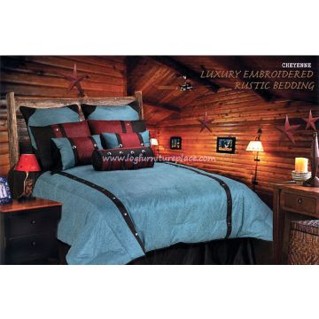 Cheyenne Turquoise Bedding Set + Euro Shams