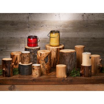 Rustic Aspen Log Risers