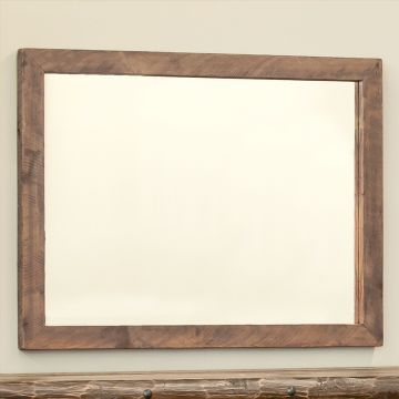 Weathered Wood Bathroom Mirror