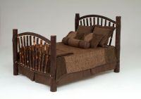 Hickory Log Bed