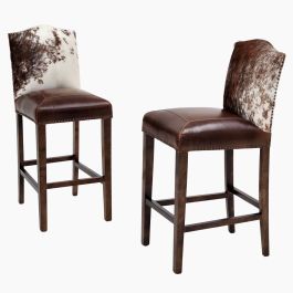 Cowhide bar stool covers clearance
