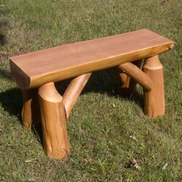 Outdoor discount cedar bench