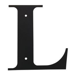 Wrought Iron House Letter L