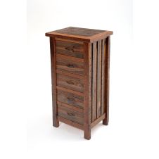 Reclaimed Heritage 5 Drawer Barn Wood Lingerie Chest