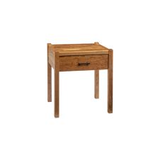 Fullerton Cherry Wood 1 Drawer Nightstand