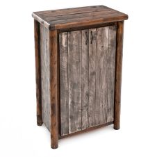 Olde Towne Rustic Log Chef Cabinet - Discontinued Finish