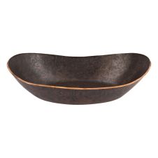 23" Bath Tub Oil Rubbed Bronze Terra Firma Copper Vessel Sink