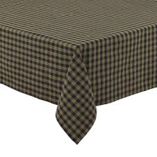 Rustic Black Plaid Tablecloths