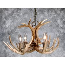 Whitetail Deer Chandelier (4 Lights)