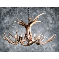 Tamarack Mule Deer Chandelier (5 Lights)