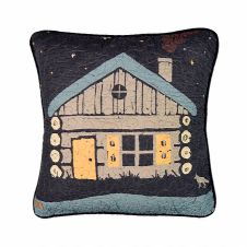 Moonlit Cabin Feeling Decorative Pillow