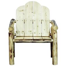 Log Deck Chair- shown Unfinished