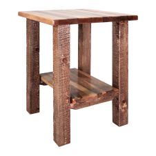 Homestead Rough Sawn Night Table With Shelf