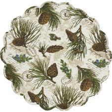 Rustic Walk in the Woods Round Placemats