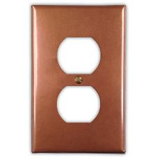 Antique 1 Outlet Copper Switch Plate