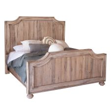 Aruba Antique Rustic Barnwood Bed