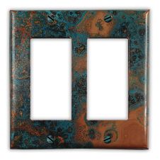 Azul 2 Rocker/GFI Copper Switch Plate