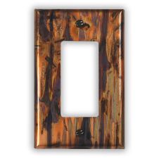 Bamboo Forest 1 Rocker/GFI Copper Switch Plate