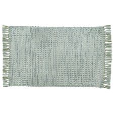 Barely Blue Rustic Basketweave Placemats