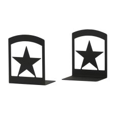Wrought Iron Star Book Ends