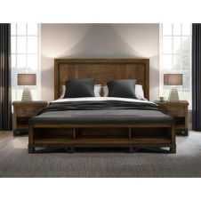 Modern Walnut Bed