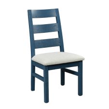Brighthouse Barn Wood Dining Side Chair - Royal Blue Frame Finish