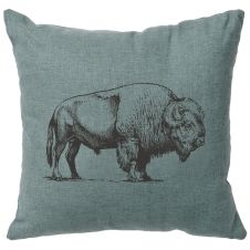 Buffalo Decor Pillow - Ocean Linen