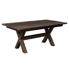 Buxton Barn Wood Reclaimed Dining Table - Solid Top - Glaze #3 Finish