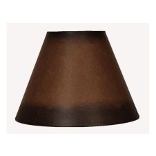 Rustic Brown Banded Lampshade