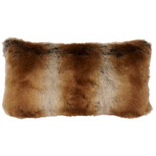 Chinchilla Faux Fur Rectangle Decor Pillow