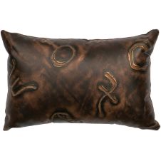 Cosmo Leather Decor Pillow