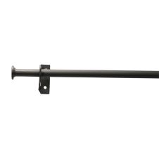 Wrought Iron Plain Curtain Rod w/Hardware
