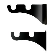 Wrought Iron DB Curtain Brackets