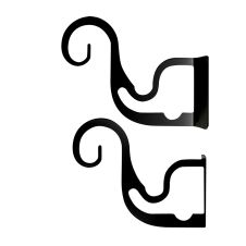 Wrought Iron DT Curtain Brackets